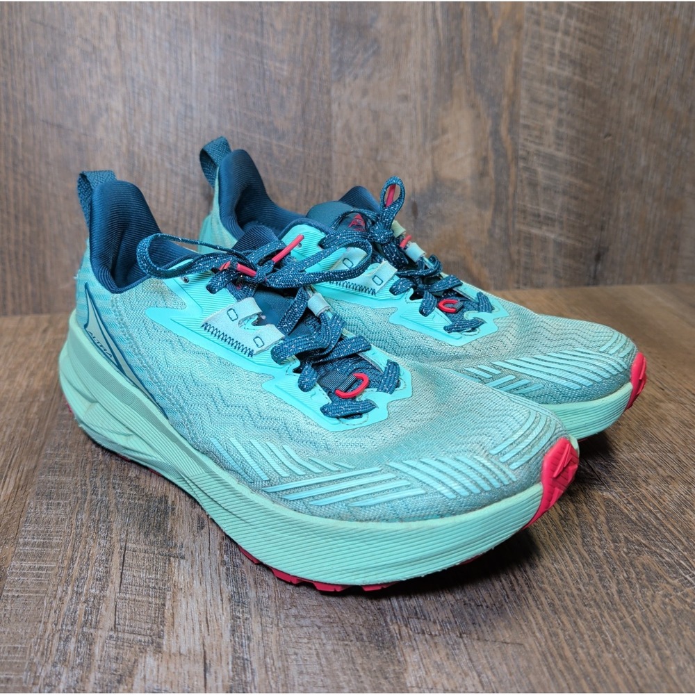 ALTRA Experience Wild Trail Sneakers Womens Size 8.5 Teal Running Comfort Hiking